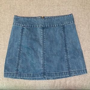 Free People Denim Skirt